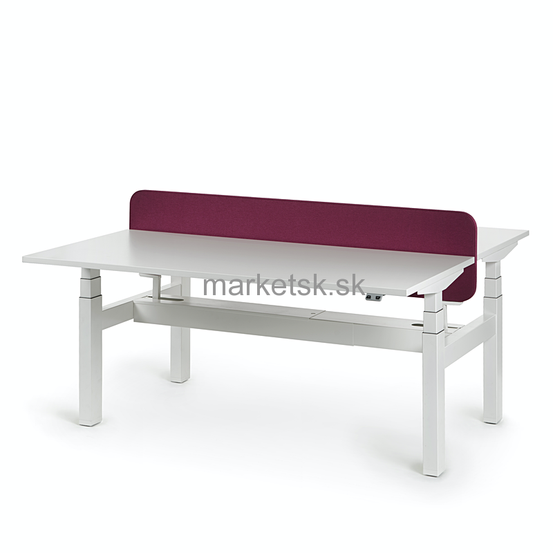 Elektricky nastaviteľný stôl DELTA DUO DX120 - 120 x 2x80 x 63-129 cm